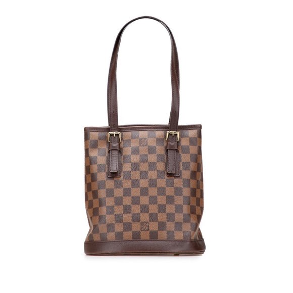 Louis Vuitton Damier Mare Tote Bag Shoulder Bucket N42240 Brown Leather Women... - Picture 1 of 10